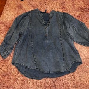 Jean blouse